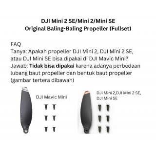 Dji Mini 2 Propeller - Dji Mini SE Baling Baling - Propeller Original